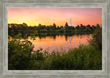 Idaho Falls Temple - Reflective Sunrise