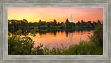 Idaho Falls Temple - Reflective Sunrise