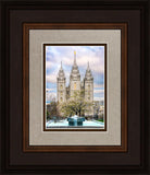 Salt Lake Temple Spring Fountain