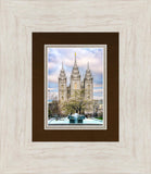 Salt Lake Temple Spring Fountain