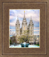 Salt Lake Temple Spring Fountain