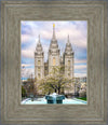 Salt Lake Temple Spring Fountain