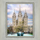 Salt Lake Temple Spring Fountain