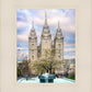 Salt Lake Temple Spring Fountain