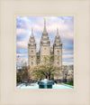 Salt Lake Temple Spring Fountain