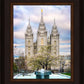 Salt Lake Temple Spring Fountain