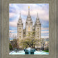 Salt Lake Temple Spring Fountain