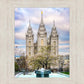 Salt Lake Temple Spring Fountain