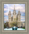 Salt Lake Temple Spring Fountain