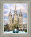 Salt Lake Temple Spring Fountain