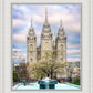 Salt Lake Temple Spring Fountain