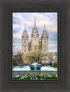 Salt Lake Temple Spring Fountain