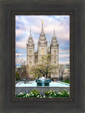 Salt Lake Temple Spring Fountain