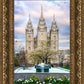 Salt Lake Temple Spring Fountain