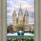 Salt Lake Temple Spring Fountain
