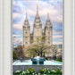 Salt Lake Temple Spring Fountain