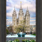 Salt Lake Temple Spring Fountain