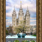 Salt Lake Temple Spring Fountain
