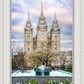 Salt Lake Temple Spring Fountain