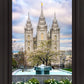 Salt Lake Temple Spring Fountain