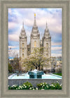 Salt Lake Temple Spring Fountain