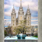 Salt Lake Temple Spring Fountain