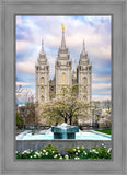 Salt Lake Temple Spring Fountain