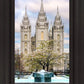 Salt Lake Temple Spring Fountain