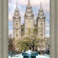 Salt Lake Temple Spring Fountain