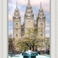Salt Lake Temple Spring Fountain