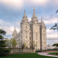 Salt Lake Temple Spring Serenity