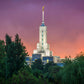 Mount Timpanogos Temple Gradient Sky