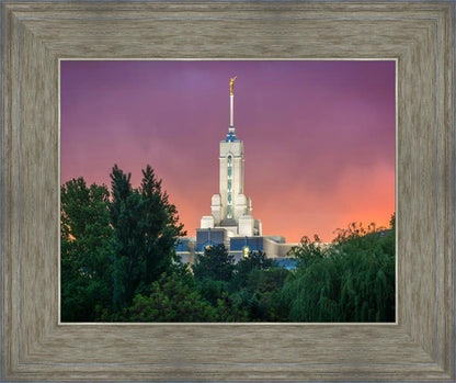 Mount Timpanogos Temple Gradient Sky