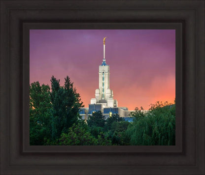 Mount Timpanogos Temple Gradient Sky