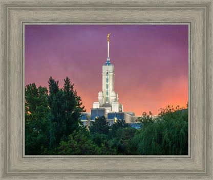 Mount Timpanogos Temple Gradient Sky