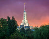 Mount Timpanogos Temple Gradient Sky