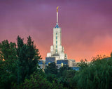 Mount Timpanogos Temple Gradient Sky