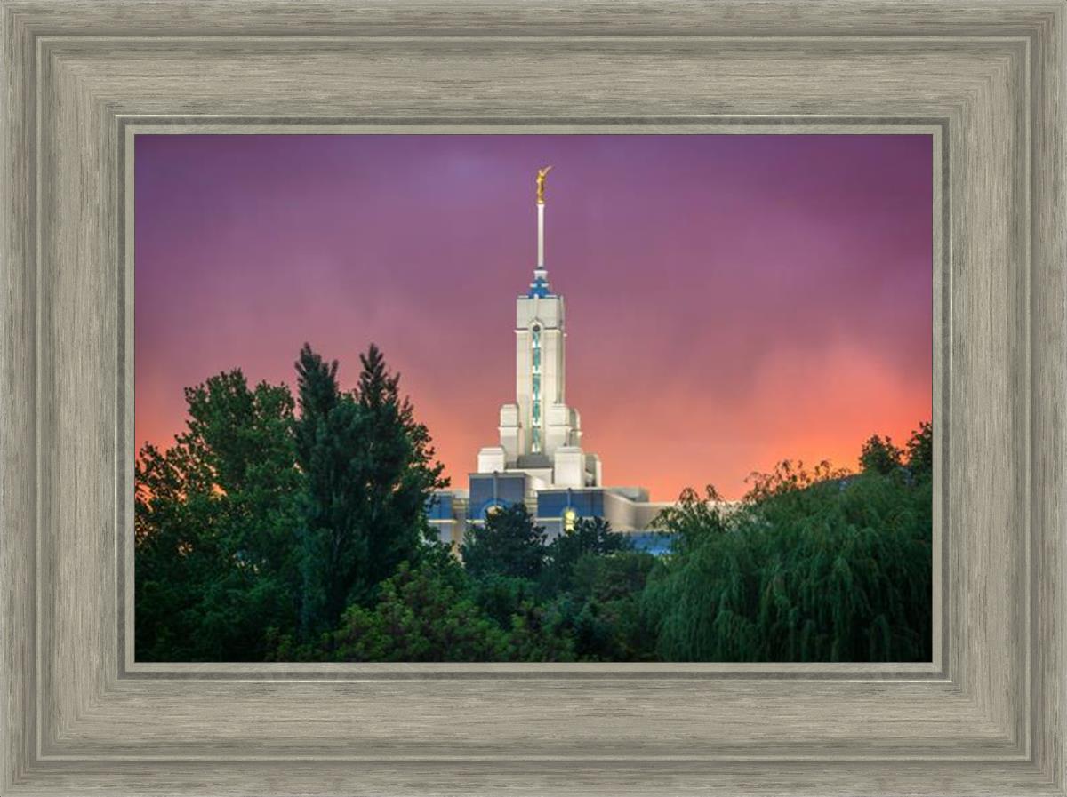 Mount Timpanogos Temple Gradient Sky