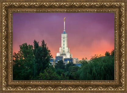 Mount Timpanogos Temple Gradient Sky