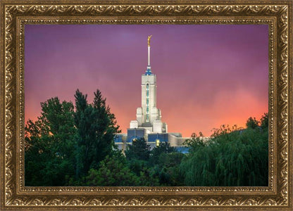 Mount Timpanogos Temple Gradient Sky