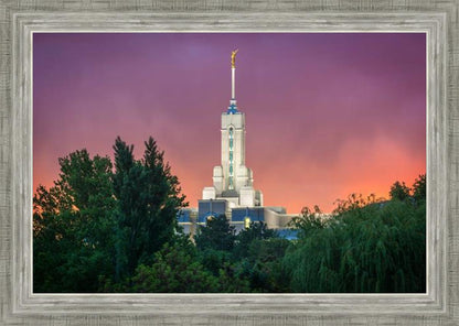 Mount Timpanogos Temple Gradient Sky
