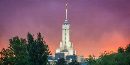 Mount Timpanogos Temple Gradient Sky