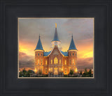 Provo City Center Temple Burning Sky