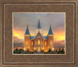 Provo City Center Temple Burning Sky