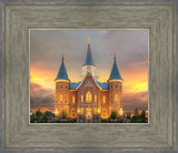 Provo City Center Temple Burning Sky