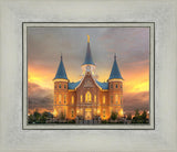 Provo City Center Temple Burning Sky