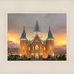 Provo City Center Temple Burning Sky