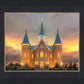 Provo City Center Temple Burning Sky