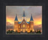 Provo City Center Temple Burning Sky