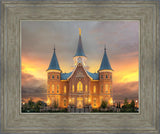 Provo City Center Temple Burning Sky